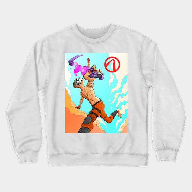 Borderlands Psycho Crewneck Sweatshirt by LiamCallebout